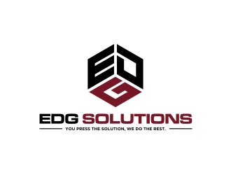 Edg Solutions logo design by GassPoll