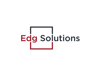 Edg Solutions logo design by GassPoll