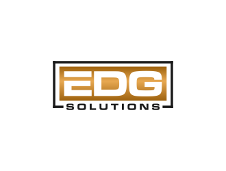 Edg Solutions logo design by haidar