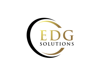 Edg Solutions logo design by vostre