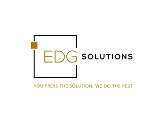 Edg Solutions logo design by ingepro