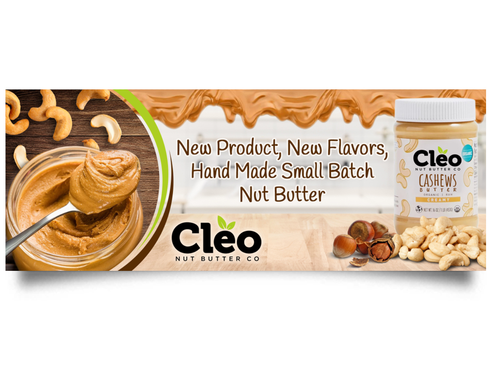 Cleo  - (Cleo nut butter co and/or Cleo foods co) logo design by Realistis