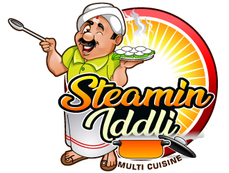 Steamin  Iddli logo design by design_brush