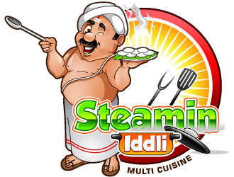 Steamin  Iddli logo design by design_brush