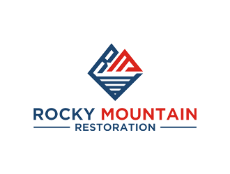 Rocky Mountain Restoration logo design by Rizqy