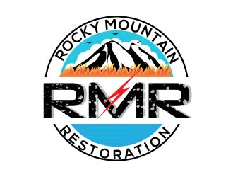 Rocky Mountain Restoration logo design by Suvendu