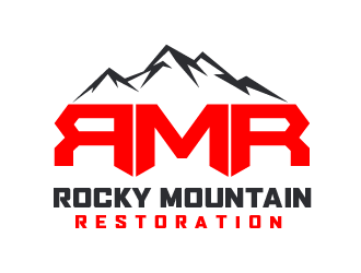 Rocky Mountain Restoration logo design by logy_d