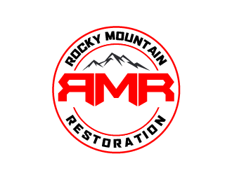 Rocky Mountain Restoration logo design by logy_d