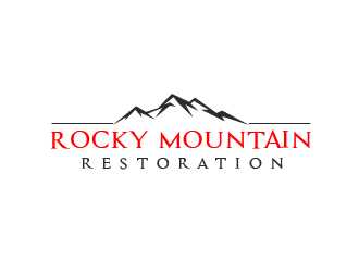 Rocky Mountain Restoration logo design by logy_d