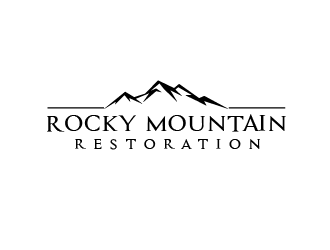 Rocky Mountain Restoration logo design by logy_d