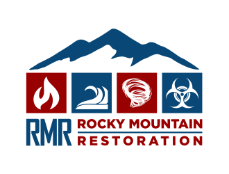 Rocky Mountain Restoration logo design by cintoko