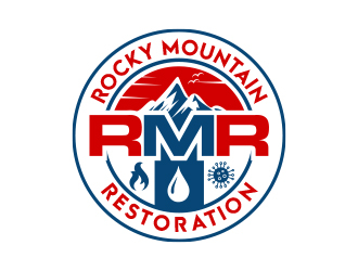 Rocky Mountain Restoration logo design by MarkindDesign