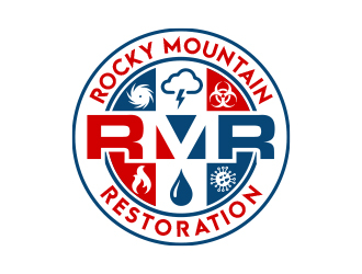 Rocky Mountain Restoration logo design by MarkindDesign