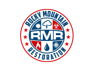 Rocky Mountain Restoration logo design by MarkindDesign