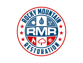 Rocky Mountain Restoration logo design by MarkindDesign