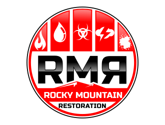 Rocky Mountain Restoration logo design by rgb1