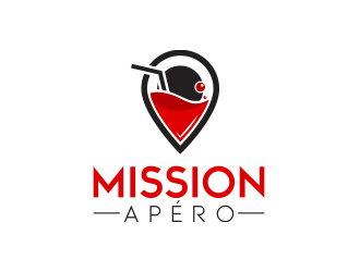 Mission Apéro logo design by MarkindDesign