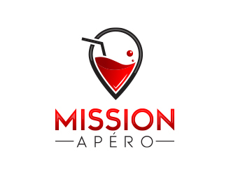 Mission Apéro logo design by MarkindDesign