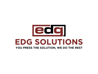 Edg Solutions logo design by luckyprasetyo