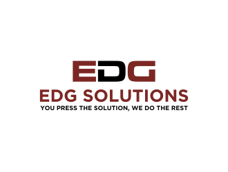 Edg Solutions logo design by luckyprasetyo