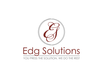 Edg Solutions logo design by pakNton