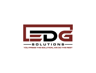 Edg Solutions logo design by luckyprasetyo