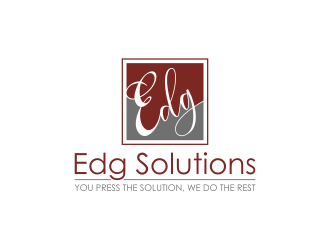 Edg Solutions logo design by pakNton