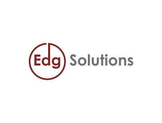 Edg Solutions logo design by GassPoll