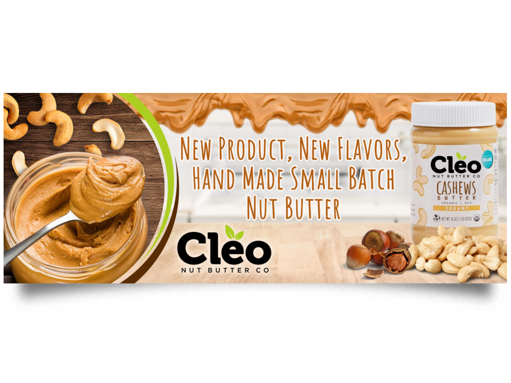 Cleo  - (Cleo nut butter co and/or Cleo foods co) logo design by Realistis