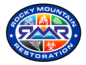 Rocky Mountain Restoration logo design by aura