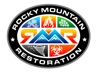 Rocky Mountain Restoration logo design by aura