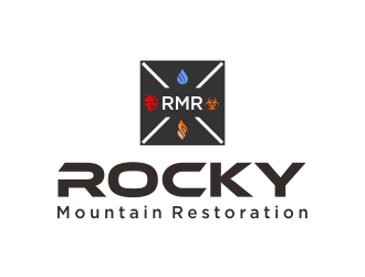 Rocky Mountain Restoration logo design by MUNAROH