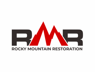 Rocky Mountain Restoration logo design by mutafailan