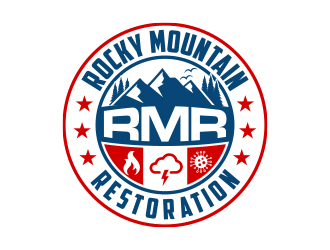 Rocky Mountain Restoration logo design by MarkindDesign