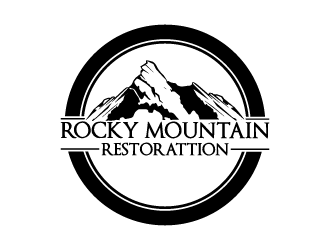 Rocky Mountain Restoration logo design by art84