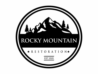 Rocky Mountain Restoration logo design by menanagan