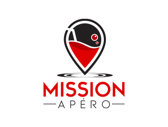 Mission Apéro logo design by MarkindDesign