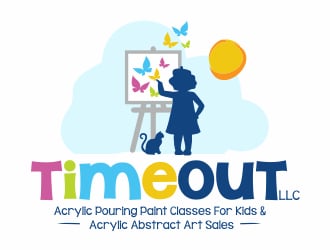 TimeOut LLC logo design by nikkiblue