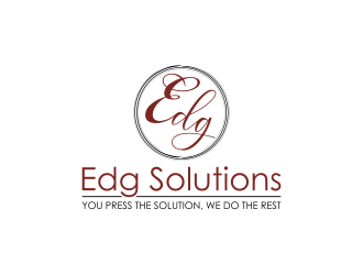 Edg Solutions logo design by pakNton