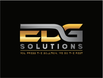 Edg Solutions logo design by up2date