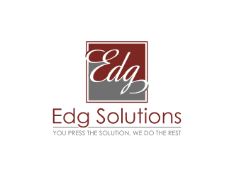 Edg Solutions logo design by pakNton