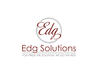 Edg Solutions logo design by pakNton