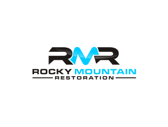 Rocky Mountain Restoration logo design by Artomoro