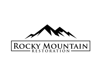 Rocky Mountain Restoration logo design by puthreeone