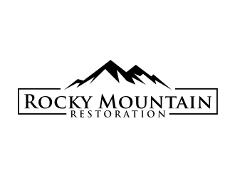 Rocky Mountain Restoration logo design by puthreeone