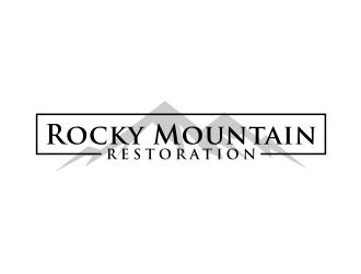 Rocky Mountain Restoration logo design by puthreeone