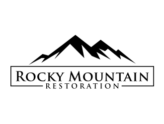 Rocky Mountain Restoration logo design by puthreeone