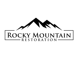 Rocky Mountain Restoration logo design by puthreeone