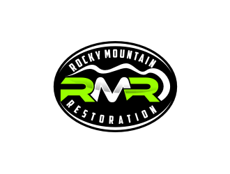 Rocky Mountain Restoration logo design by Artomoro