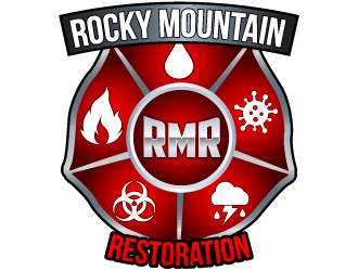 Rocky Mountain Restoration logo design by uttam